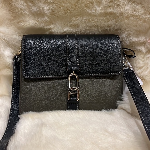 New Furla Narciso two tone leather crossbody bag - Picture 4 of 8